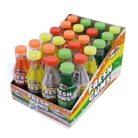 Chicles en Botellitas Fresh Gum 24u.