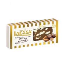 Chocolate and Almond Nougat LACASA 250gr.