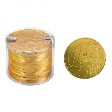 Giant chocolate coin medallion 100 mm 12 pcs.