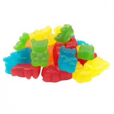 Caramelos de goma haribo ositos surtidos brillo 1Kg.