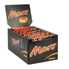 Mars barres chocolatées...