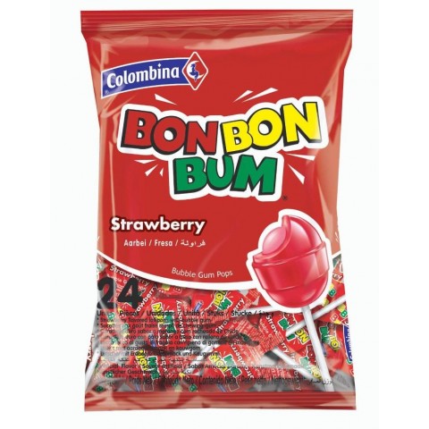 Colombina Bon Bon Bum Fresa bolsita 24u.