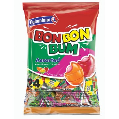 Colombina Bon Bon Bum Sabores surtidos bolsita 24u.