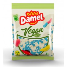 Golosina Vegana Damel Aros Azul-Blanco 1kg.