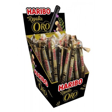 Regaliz Haribo ORO 75 unidades.