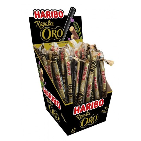 Regaliz Haribo ORO 75 unidades.