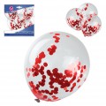 Balloons with red confetti 4u.