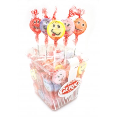 Gerio Rock Emoticons Lollipops 100u.