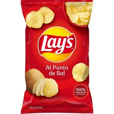 Lay's Al Punto de sal bolsita 44gr.