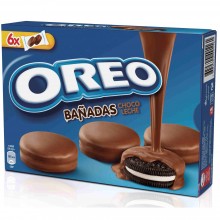 Oreo Bañandas chocolate con leche 6 x 2u.