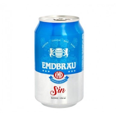 Cerveza Emdbrau Sin Alcohol lata 33cl pack 8 unidades