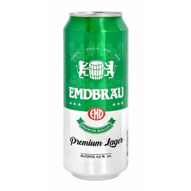 Cerveza Emdbrau lata 500ml pack 12 unidades