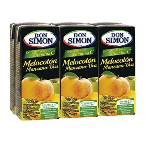 Don Simon Peach Juice 200ml 6-pack