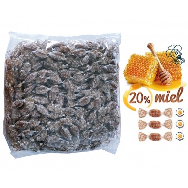 Caramelos Cerdán de Propóleo con 20% Miel 1kg.