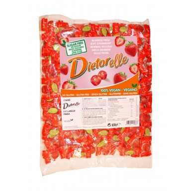 Caramelos blandos Dietorelle sabor FRESA 800gr.