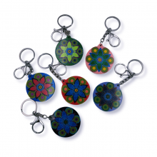 Assorted Mandalas Keychain