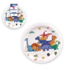 Small dinosaurs plates 8u.