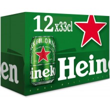 Lata de cerveja Heineken...